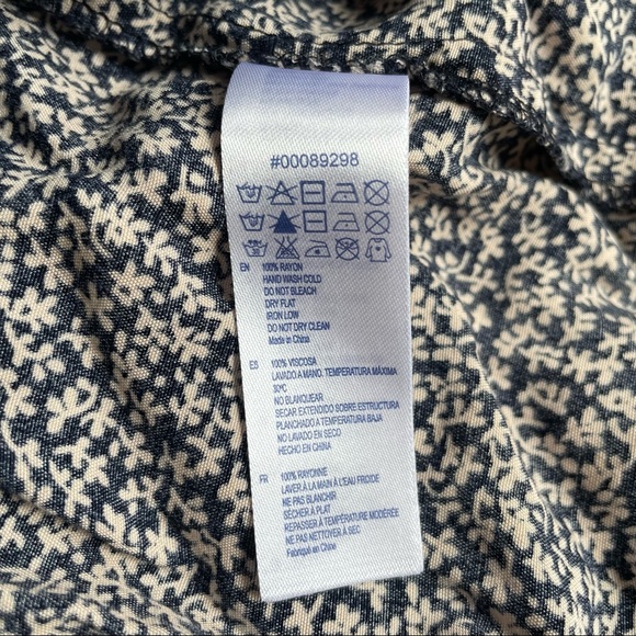 Forever 21 Backless Strapless Mini Dress - Navy/Ivory, Size M - Picture 11 of 11